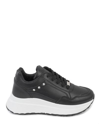 Black sports shoes - sneakers