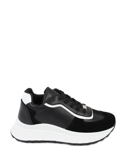 Black sports shoes - sneakers