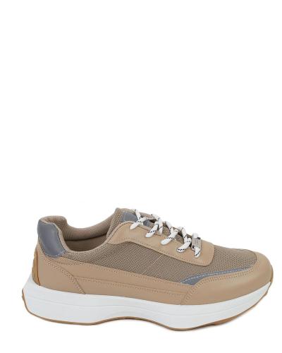 Beige sports shoes - sneakers