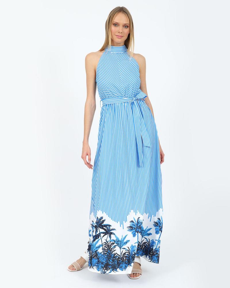 Light blue maxi dress
