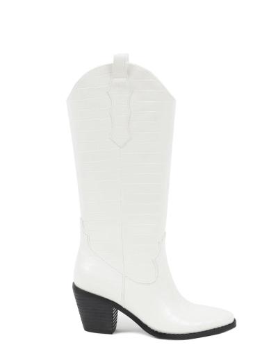 White cowboy boots
