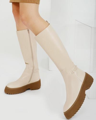 Beige boots 2