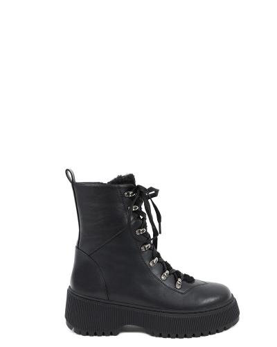 Black ankle boots