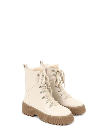 Beige ankle boots 2