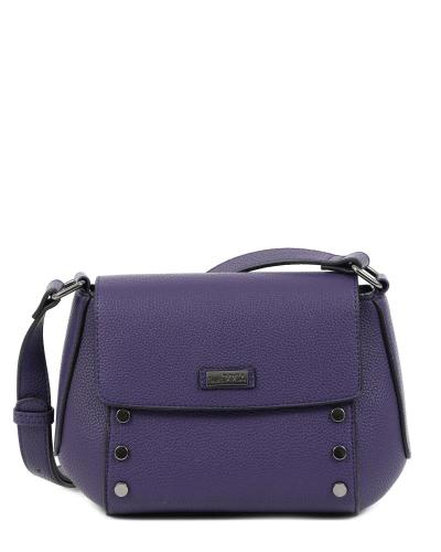 Purple women's cross body bag