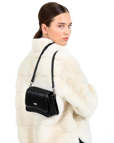 Γυναικεία τσάντα χιαστί μαύρη 2