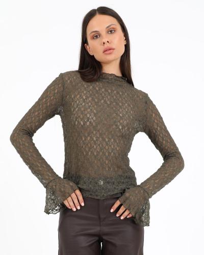Khaki blouse 2