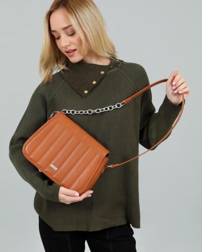 Tan women's shoulder bag 2